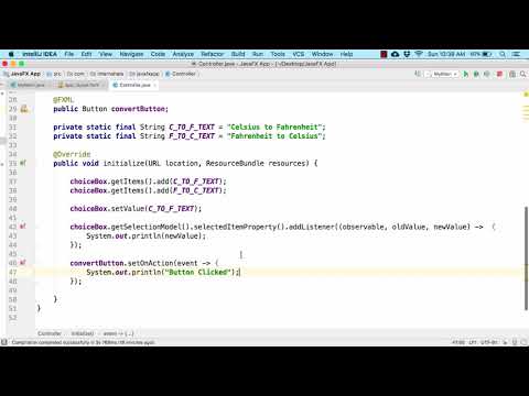 8.1 Temperature Converter tool - Introduction [learn JavaFX]