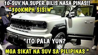 WAG KA MUNANG BIMILI KUNG HINDI MOPA ALAM ITO 10 SUV CAR NA SUPER BILIS NASA PILIPINAS PALA!!!
