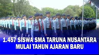 After a six-month selection process, 1,457 Taruna Nusantara High School students begin the new ac...