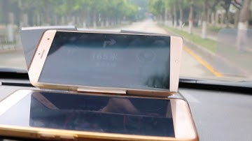 HUD mobile navigation display bracket