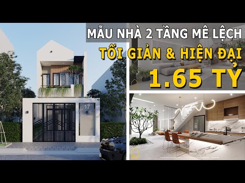 Video SBS HOUSE I Mẫu nhà 2 tầng đẹp mê lệch - youtube