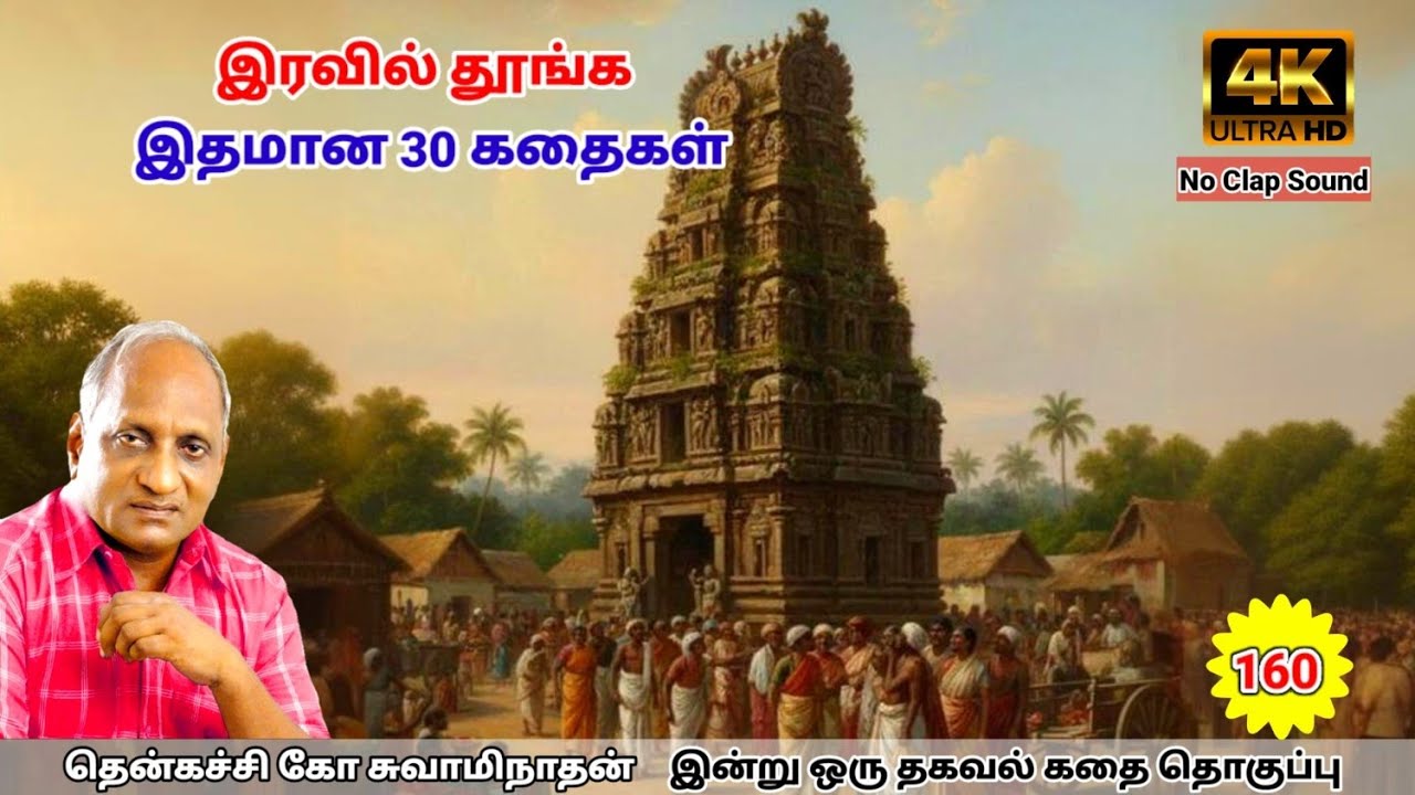 மன அழுத்தம் நீங்கி கவலைகள் மறந்து தூங்க Thenkachi Ko Swaminathan கதைகள் - 160 நல்லவர்களுக்கான தேர்வு