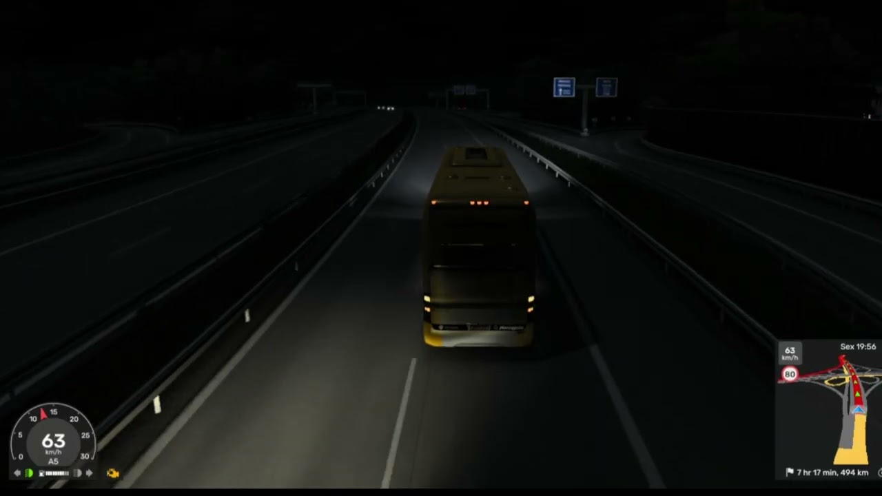 Assentando o pé no acelerador a 134 KM. levando passageiros de Dresdon a Monique  .ETS2 1.58