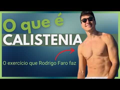 What is calisthenics? The exercise that gave Rodrigo Faro an athlete's body.