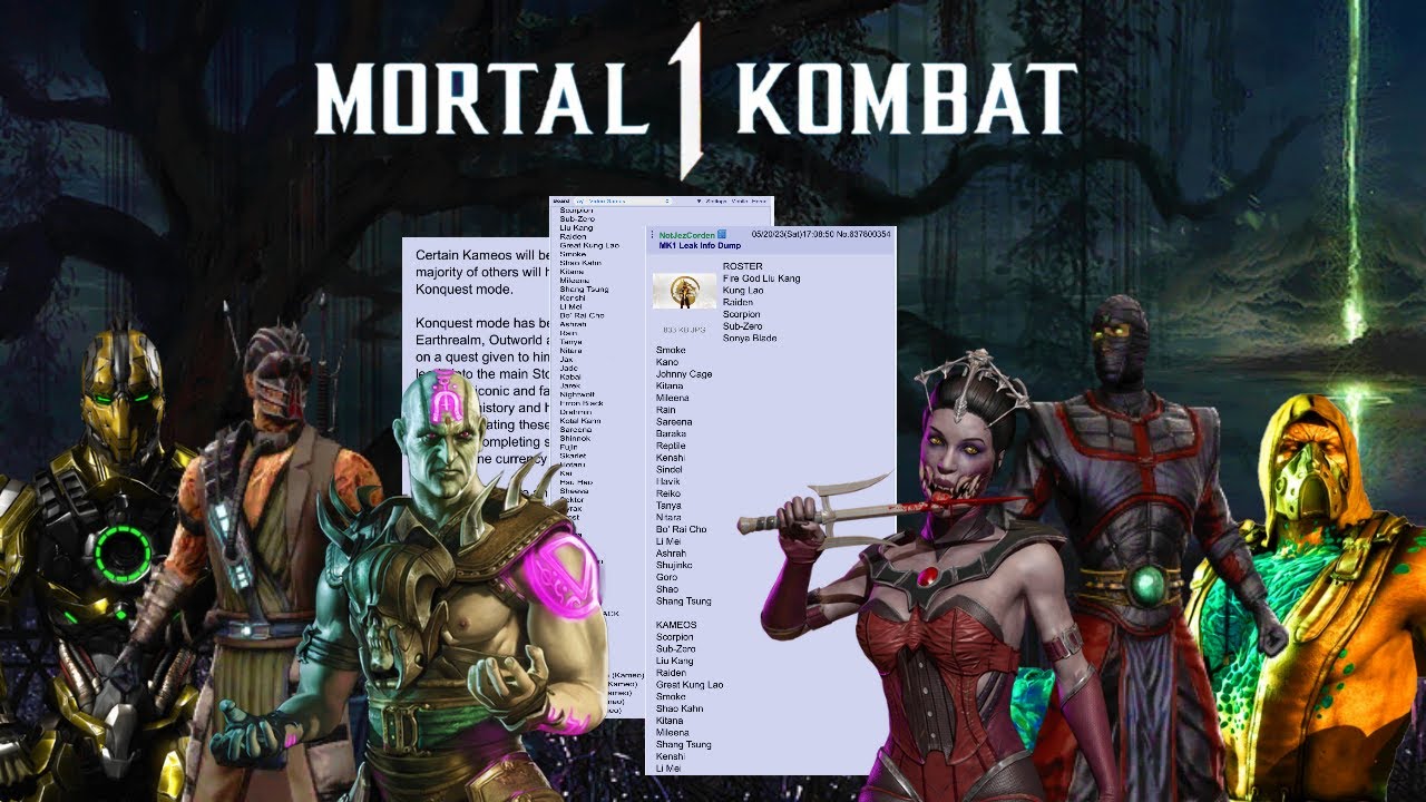 MORTAL KOMBAT 1 - NEW Kombat Pack Details & FULL Kameo DLC Roster  REVEALED!! 