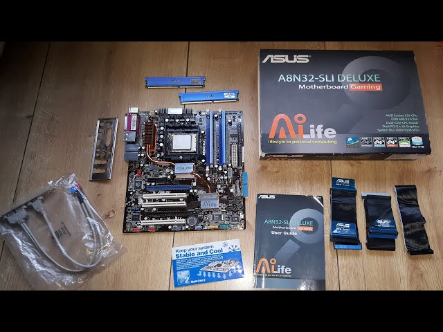 Retro Unboxing | ASUS A8N32-SLI Deluxe - YouTube