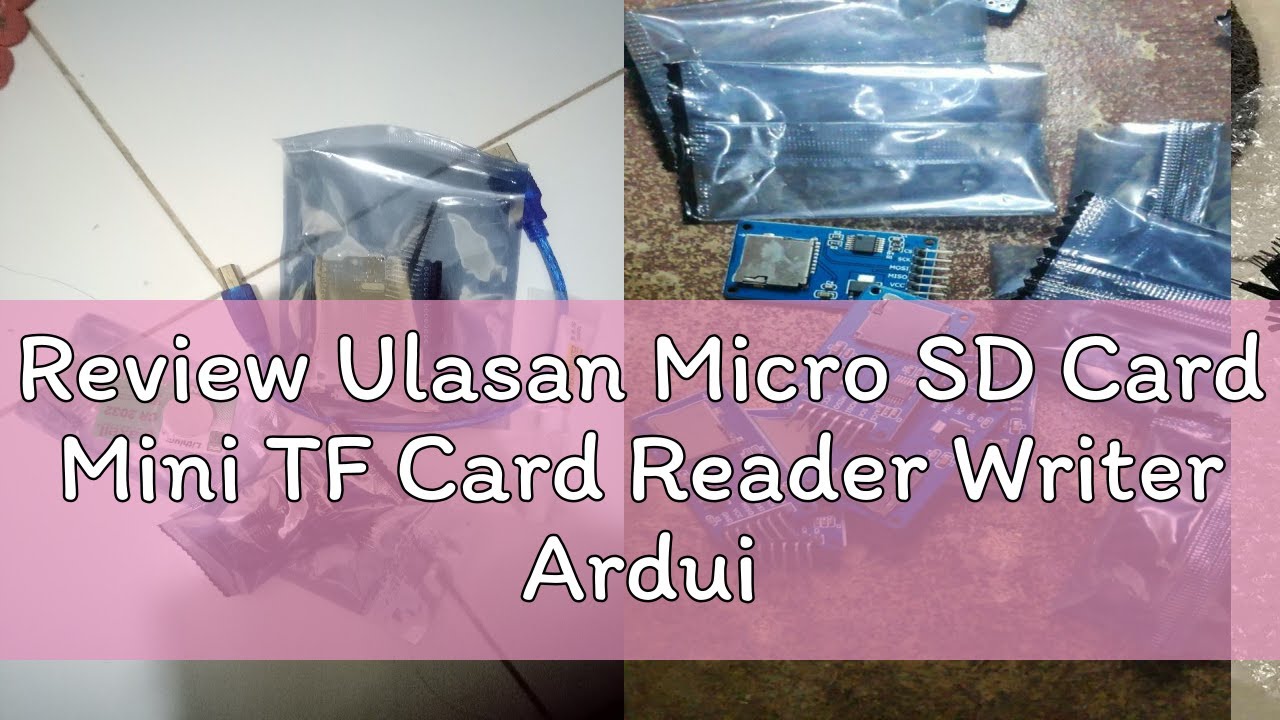 Review Ulasan Micro SD Card Mini TF Card Reader Writer Arduino Modul ...