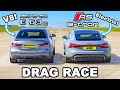 Audi RS e-tron GT v AMG E63 S: DRAG RACE *EV v V8*