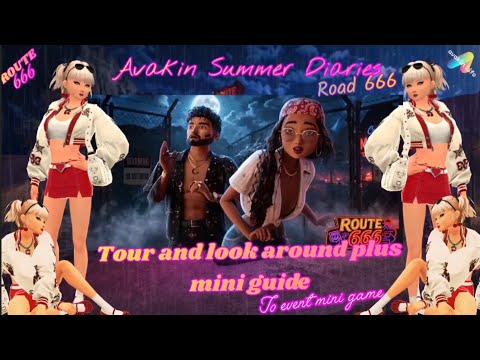 Melissajdiamonds avakin life tour and look around Avakin summer Diaries road 666 in Avakin Life