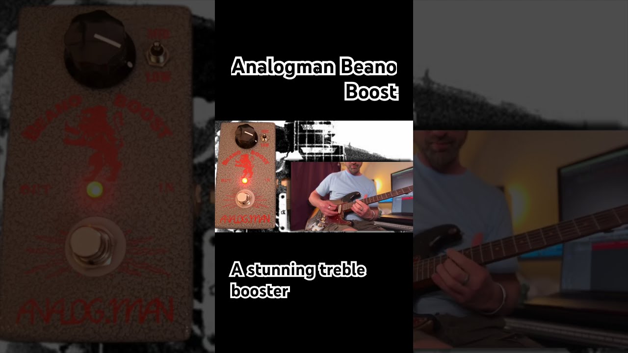 Analogman Beano Boost. #guitar #guitarist - YouTube