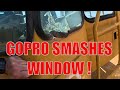 Watch gopro destroy 826c trash compactor windshield in action