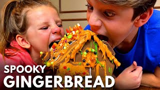 Food Challenge  Halloween Gingerbread Houses