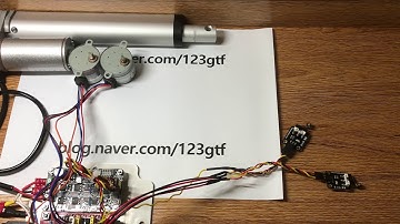아두이노 리니어모터 + 유니폴라 스텝모터
