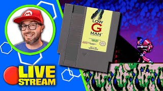 Watch Me Dive Into Low G Man On Nes For The First Time! - Live Stream With Russ Lyman