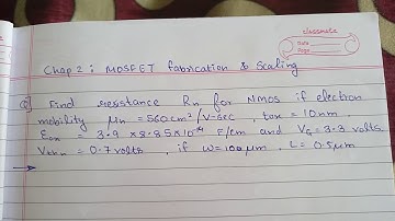 Chapter 2 - MOSFET Fabrication and Scaling (Part 1)