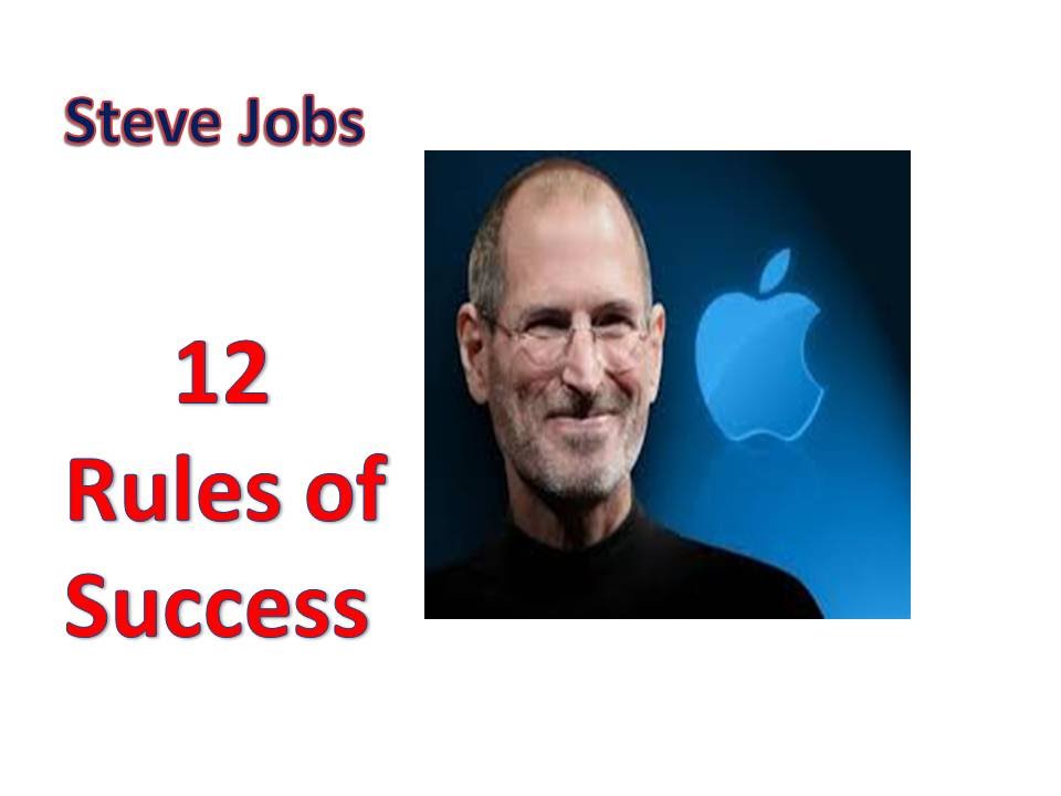 steve jobs 12 Rules of Success . Top 10 Motivational Quotes by Steve