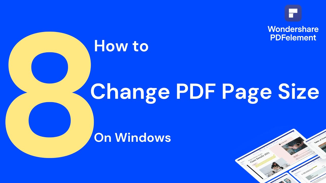 how to change pdf page size