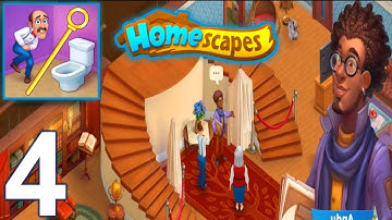 Homescapes - Gameplay Walkthrough Part 4 - Day 4 (iOS, Android) #goatgameplay