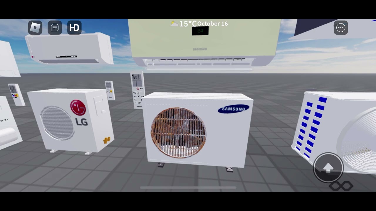 I turn on 1000s of air conditioners in Roblox