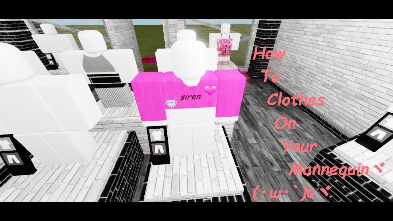 How To Add Clothes On Your Mannequin 2020 Roblox Re Upload Youtube - how to create clothes in roblox magdalene projectorg