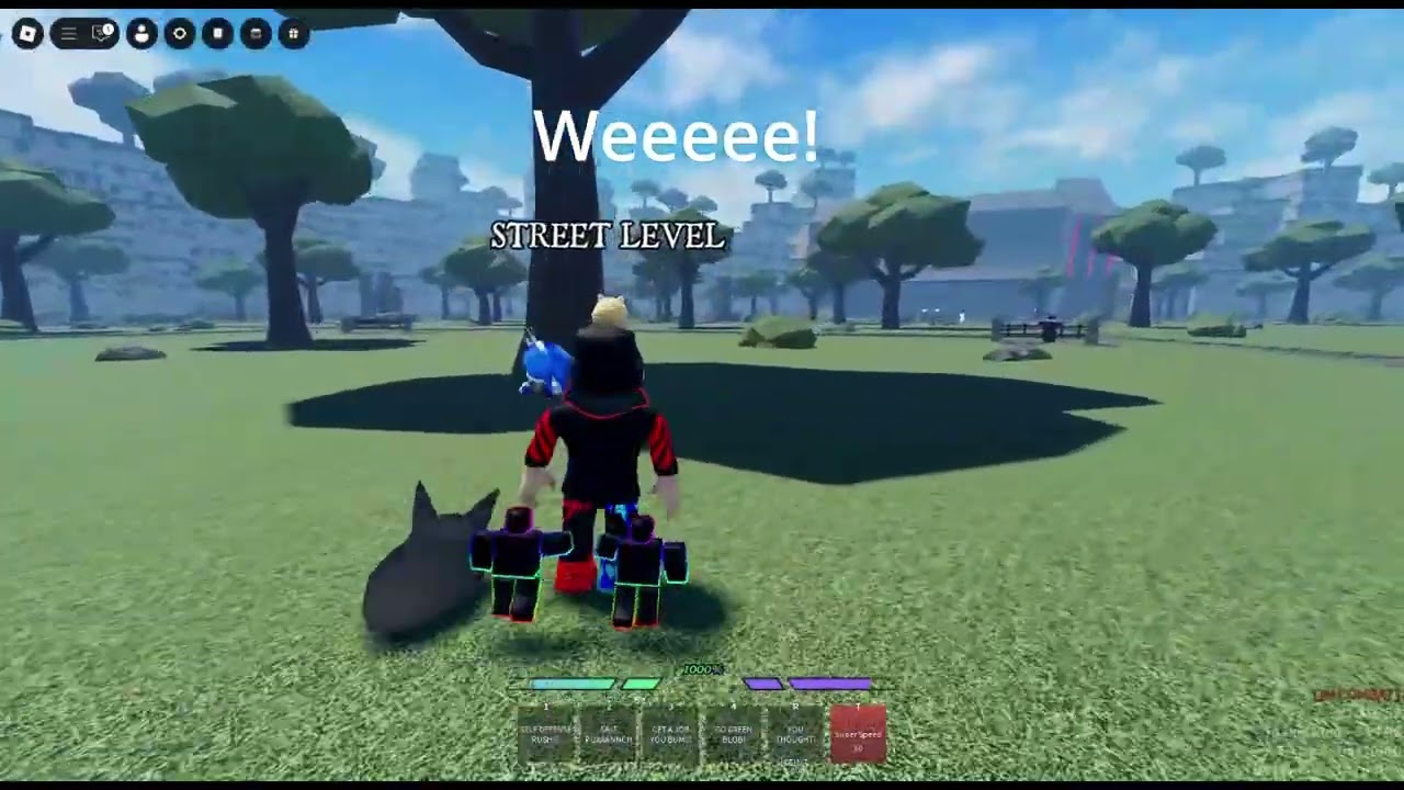 Jump showdown Super Speed Ability Showcase!