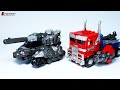 Transformers earth mode Optimus Prime and Megatron