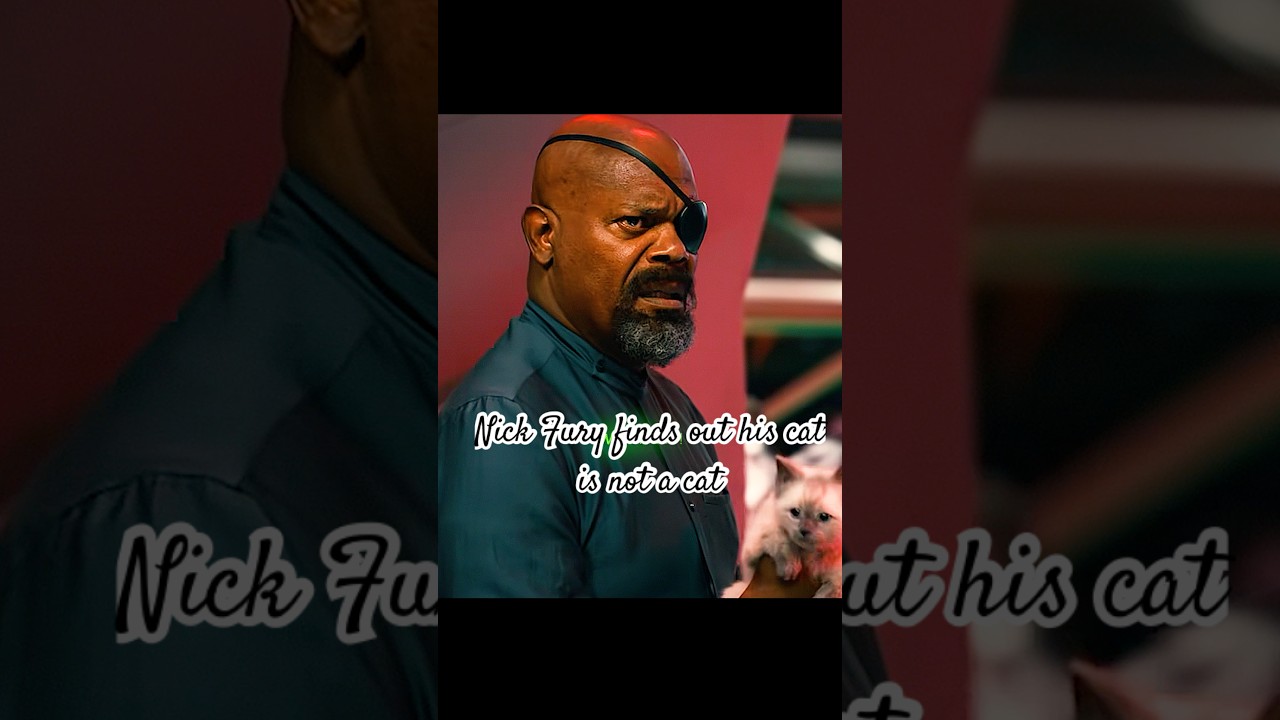 Nick Fury finds out his cat is not a cat #series #shortvideo#msmarvel #foryou