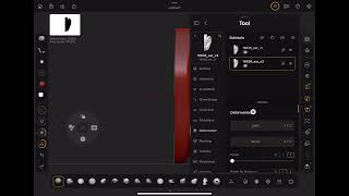 Zbrush for ipad Deformation - Mirror-x