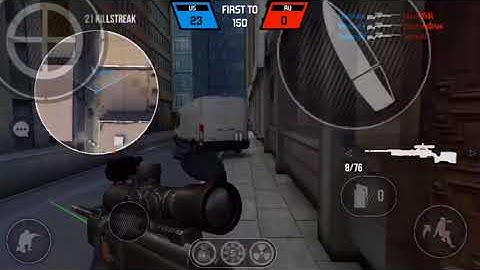 44 kill streak with M40A5 In city ||bullet force||