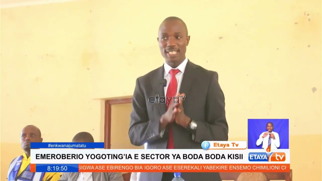 BAK president Kevin Mubadi tours Kisii urge riders to enhance security