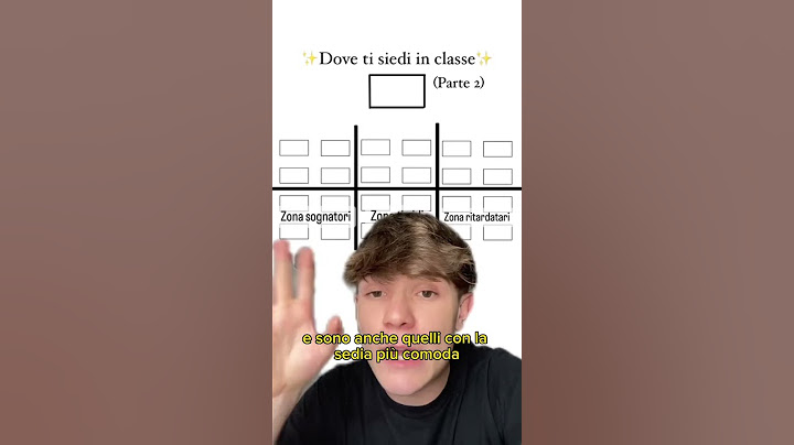 COSA DICE SU DI TE DOVE TI SIEDI IN CLASSE (Parte 2)🤓📚