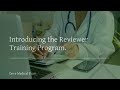 Peer reviewer training program