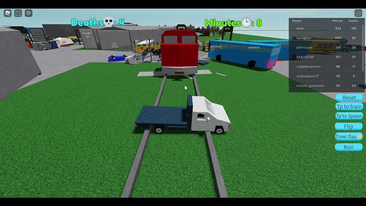 Roblox Train Vs Car ultimate! (REVAMPED) autómentős ütközés YouTube