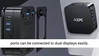 Mini PC, ACEPC Mini Computer Windows 10 Pro Intel Celeron J4125 Processorup to 2 7GHz Desktop