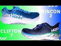 HOKA CLIFTON 7 vs HOKA RINCON 2 | Running Shoes 2020