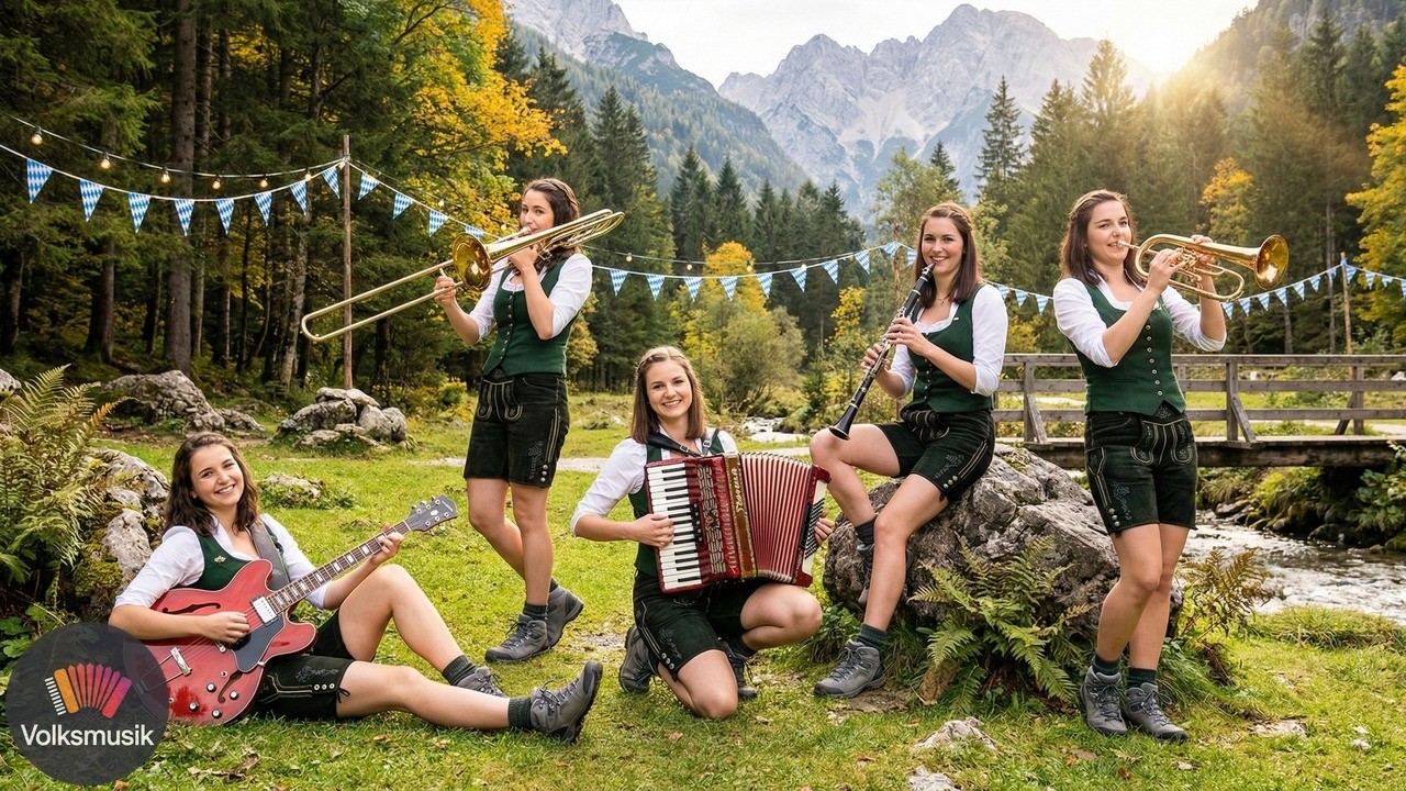 🎷🌄 Die Schönsten Volksmusik Hits ☀️ Über 100 Minuten fröhliche Volksmusik ❤️