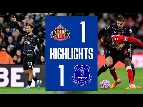 SUNDERLAND 1-1 EVERTON | Premier League highlights