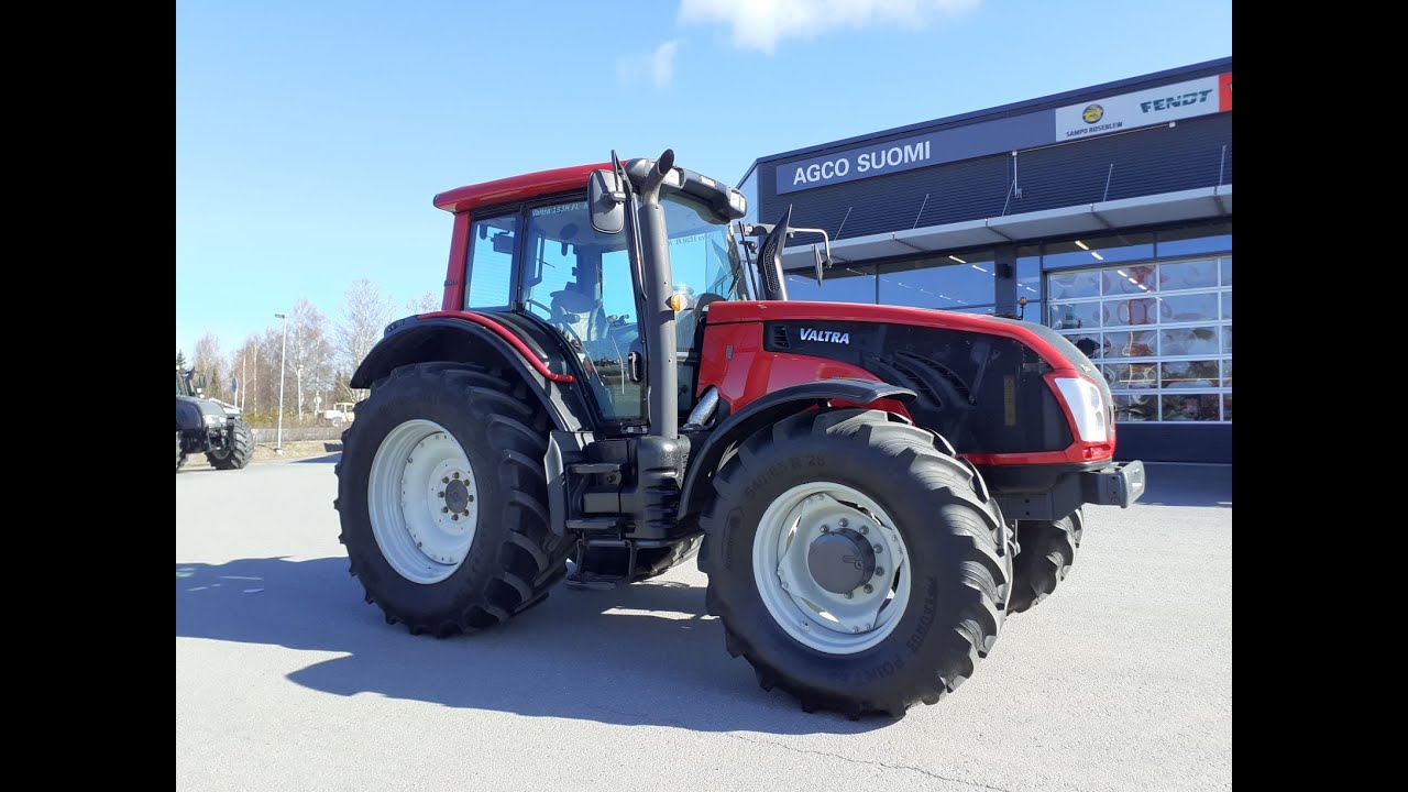 Valtra T153 Hitech traktori. Esittelyvideo vaihtotraktorista. **** MYYTY ****