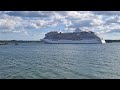 Regent Seven Seas Splendor leaving Southampton. 🌅