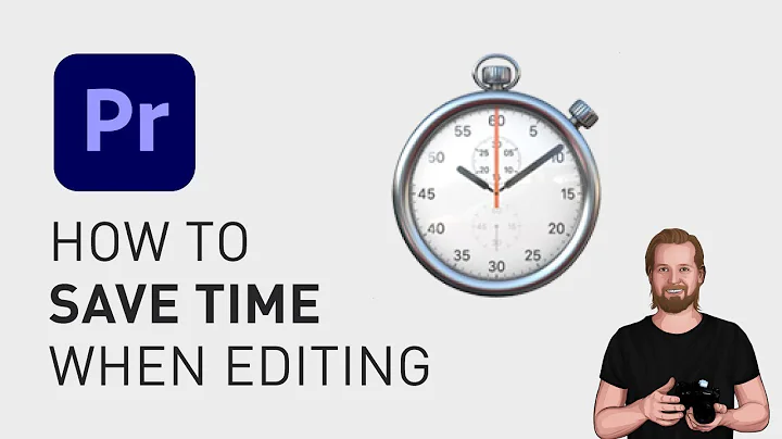 How to save time editing in Adobe Premiere