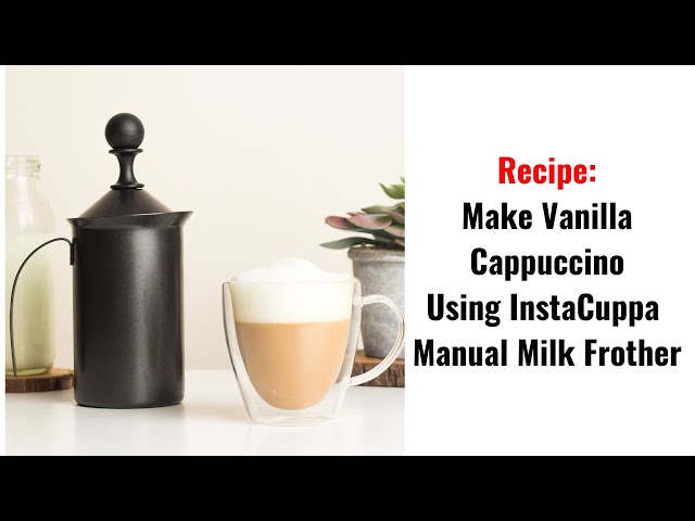 Manual Milk Frother Stainless Steel Milk Jug Cappuccino Milk