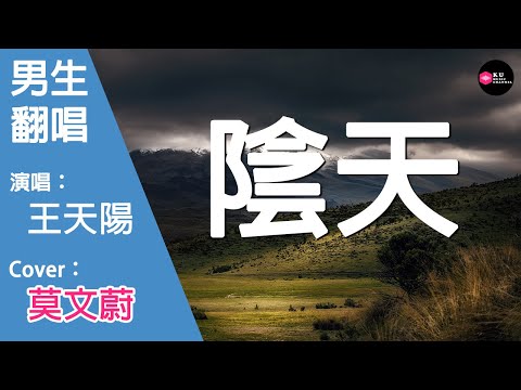 王天陽-陰天-男生版（Cover：莫文蔚）『陰天 在不開燈的房間 當所有思緒都壹點壹點沈澱 愛情究竟是精神鴉片』原唱: 莫文蔚『Chinese Music』