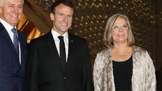 Macron thanks Turnbull & 'delicious' wife for Australia welcome