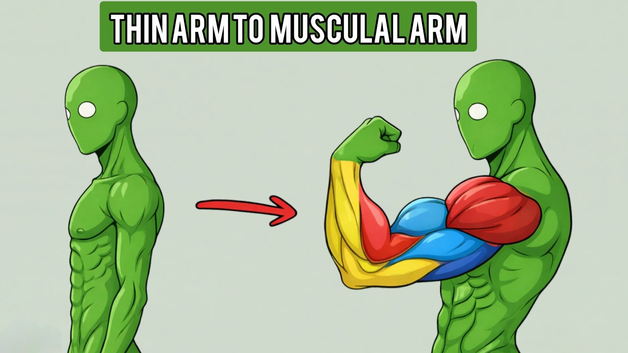 Are your arms skinny? Try these exercises at home and see the difference yourself! 💪