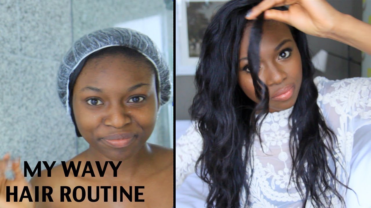 How I Maintain My Wavy Hair Extensions Youtube
