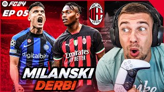 DERBI PROTIV INTERA I FANTASTIČNA UTAKMICA U LIGI PRVAKA ! MILAN KARIJERA #5