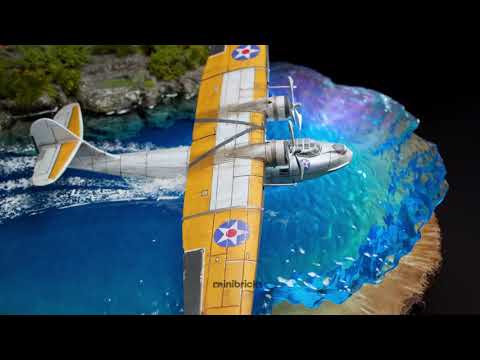 How to Make Amazing US Navy Aircraft Diorama / Epoxy Resin / DIY