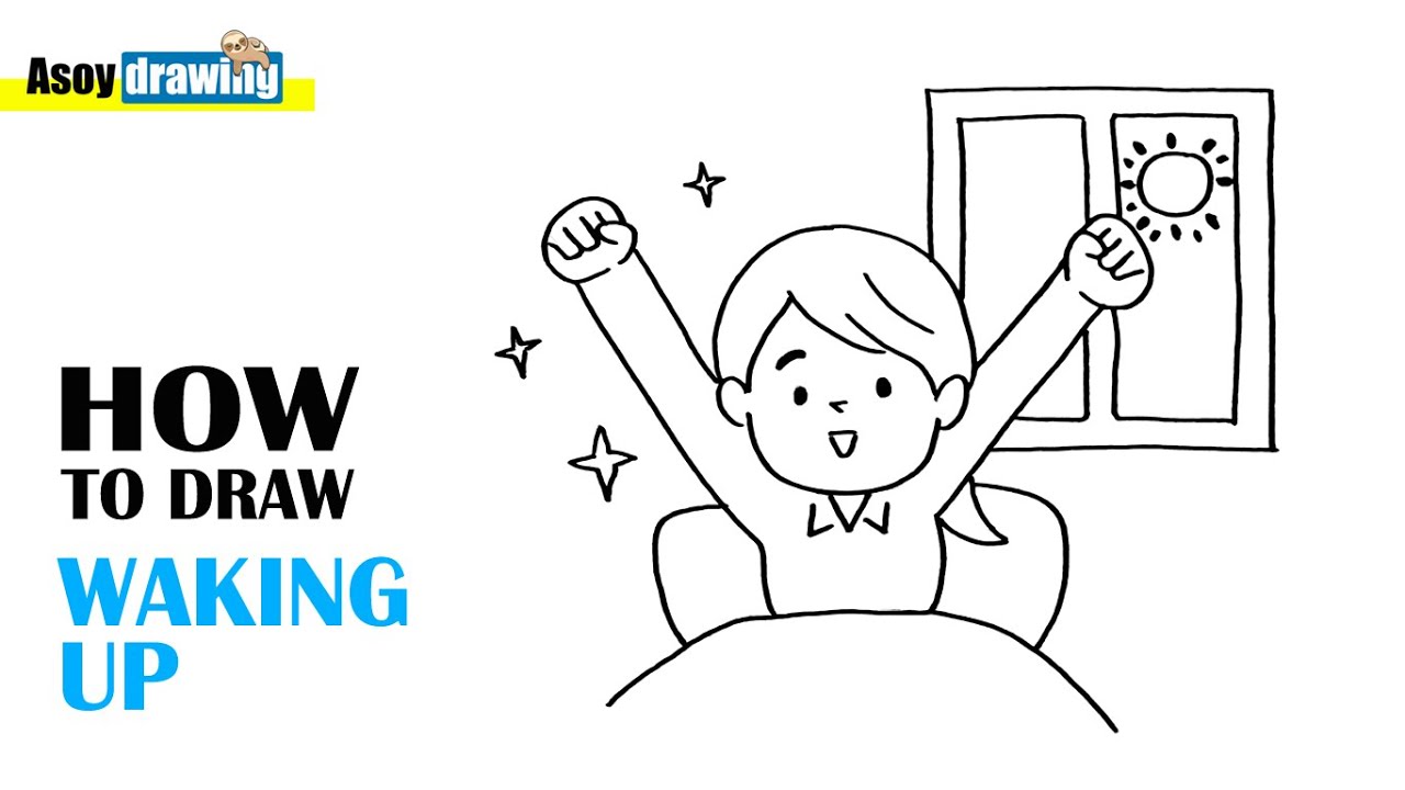 How to Draw Waking Up - YouTube