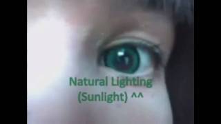GEO CM-833 Angel Series Green Contact lens