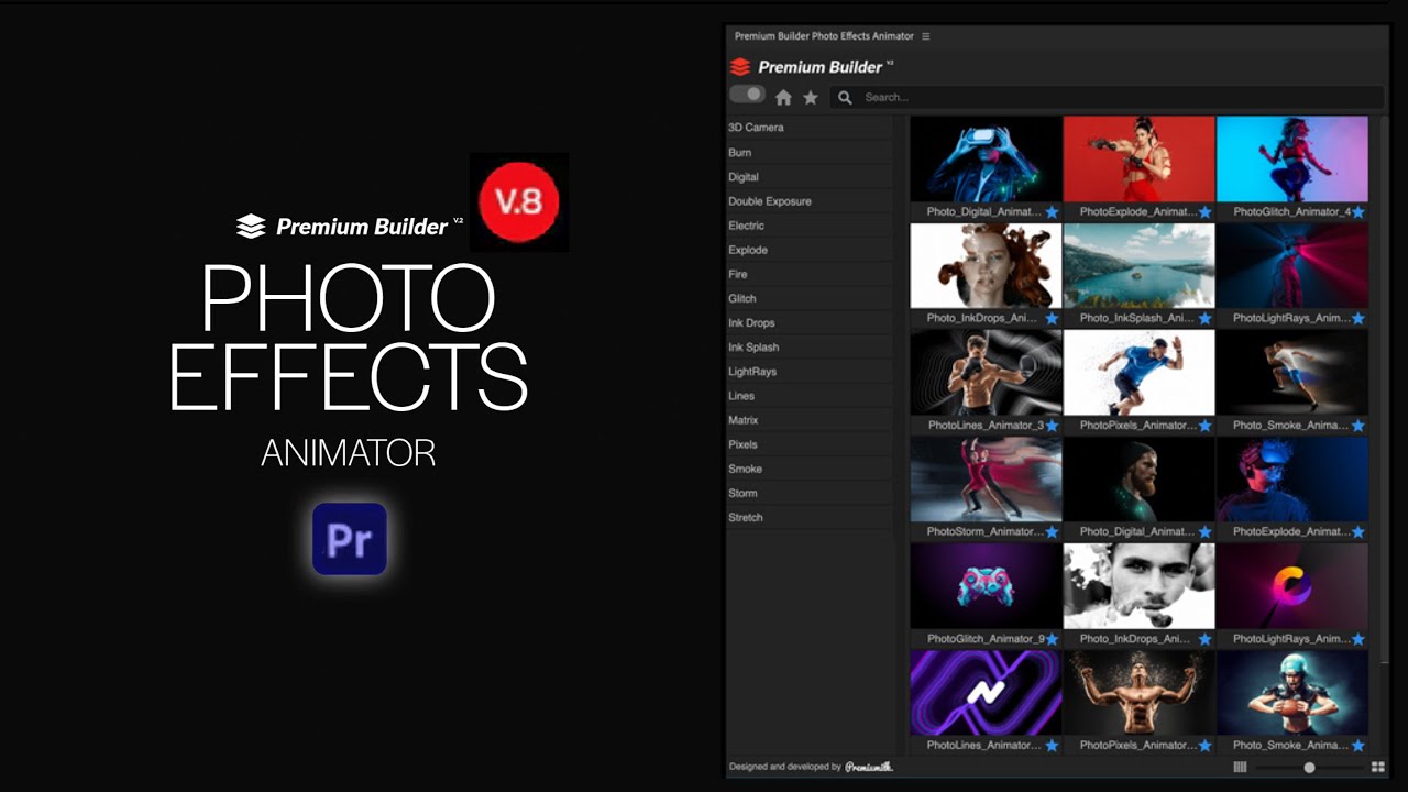 Photo Effects Animator V.8 Premiere Pro Trends - YouTube